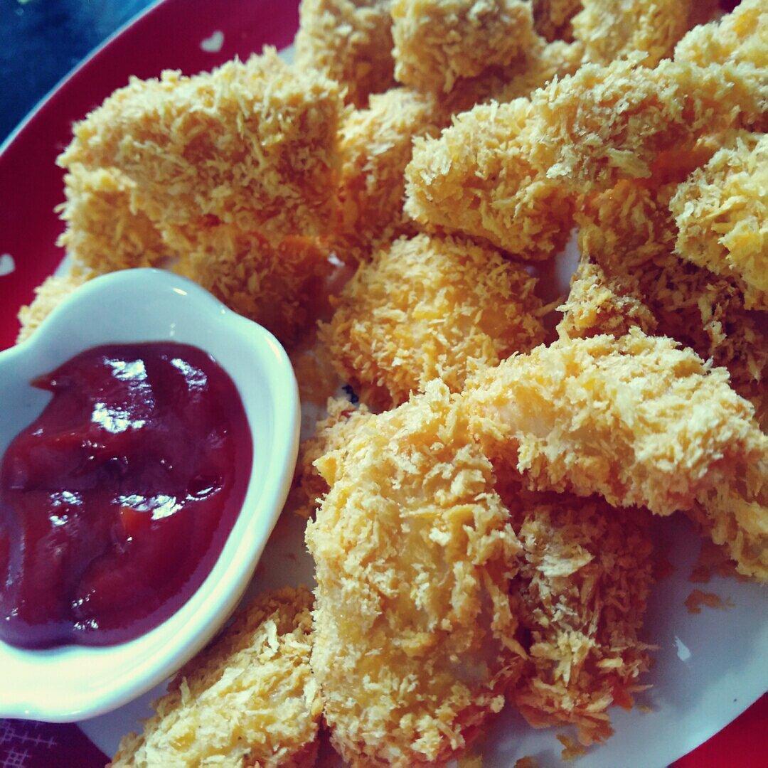 烤箱版少油鸡米花