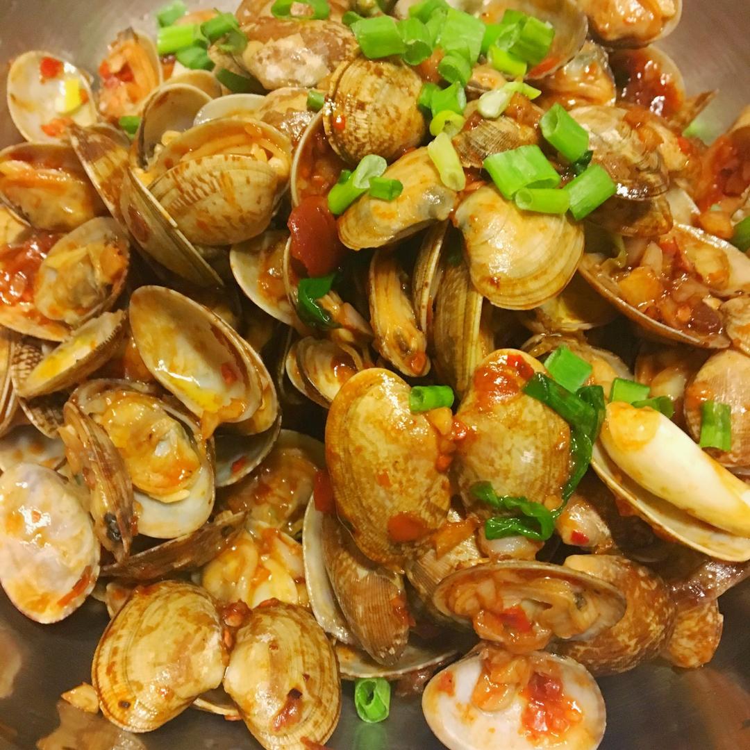 kc小师凶做的蒜香炒花甲