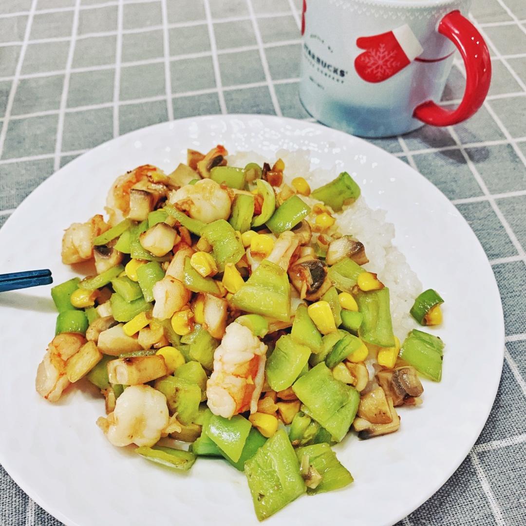 虾仁炒饭