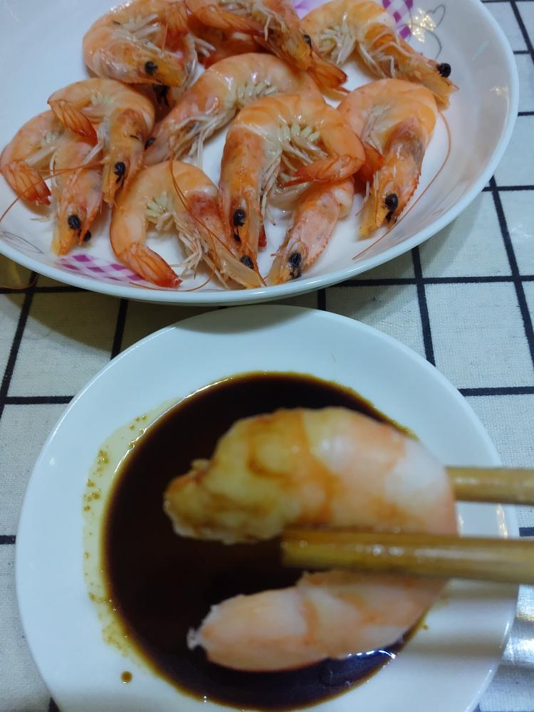 清淡简单水煮虾蘸辣根的做法 步骤7
