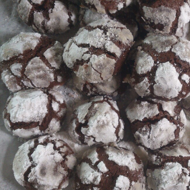 巧克力裂纹曲奇