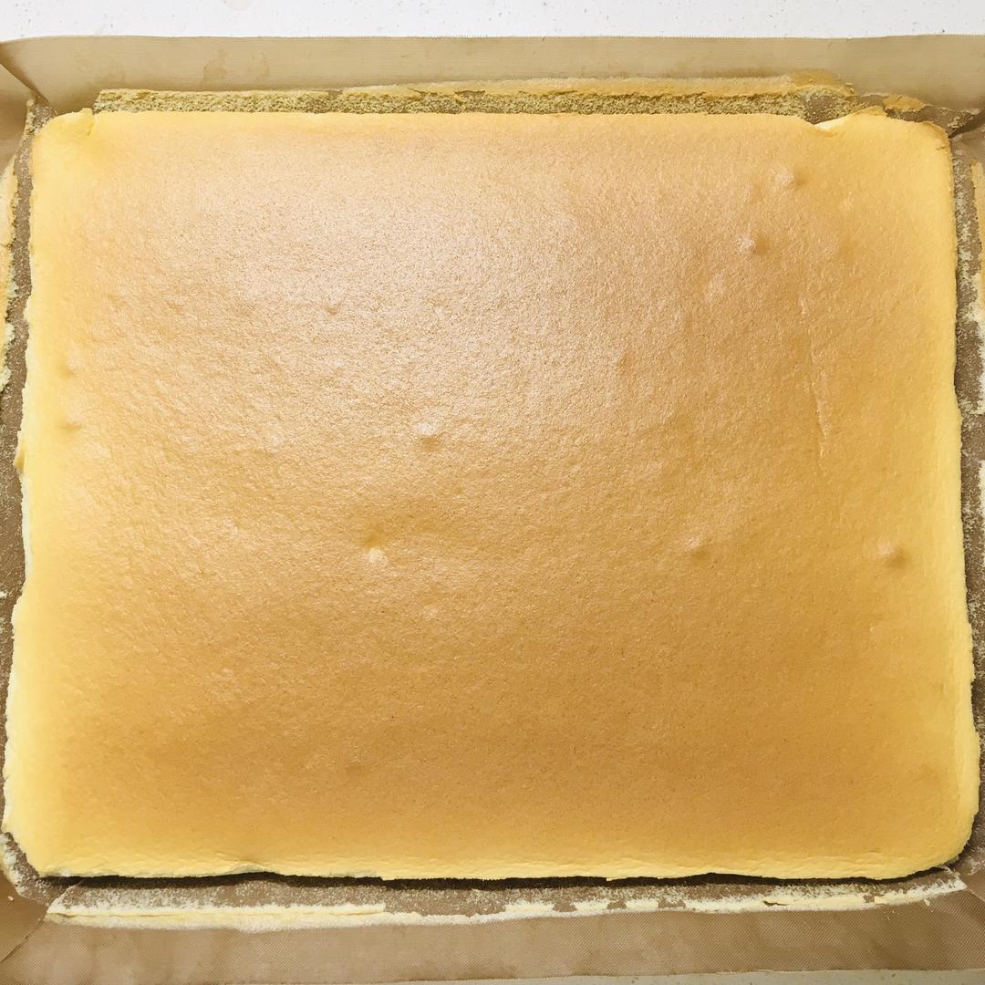 多图详解 薄片戚风蛋糕胚 肉松小贝蛋糕卷通用