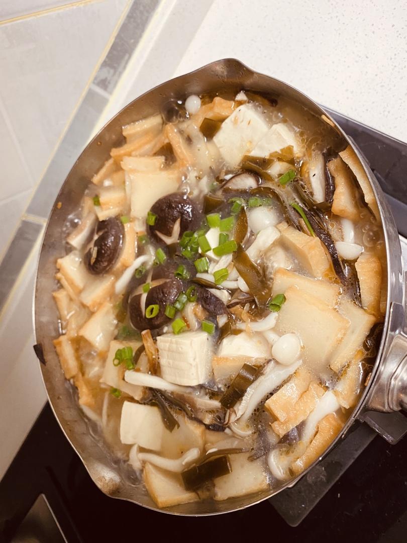 虾米海带豆腐汤