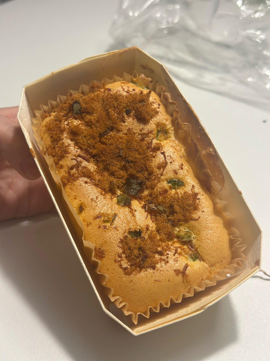 万用方子‼️口感滋润的酸奶&肉松沙拉夹心小蛋糕🍰