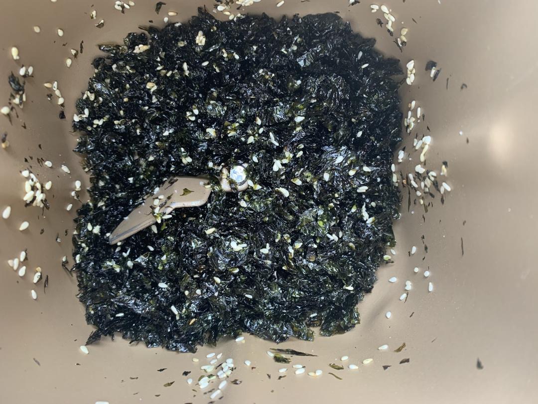 面包机自制芝麻海苔