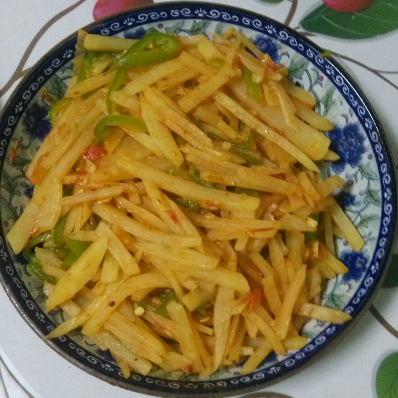 西红柿青椒土豆丝