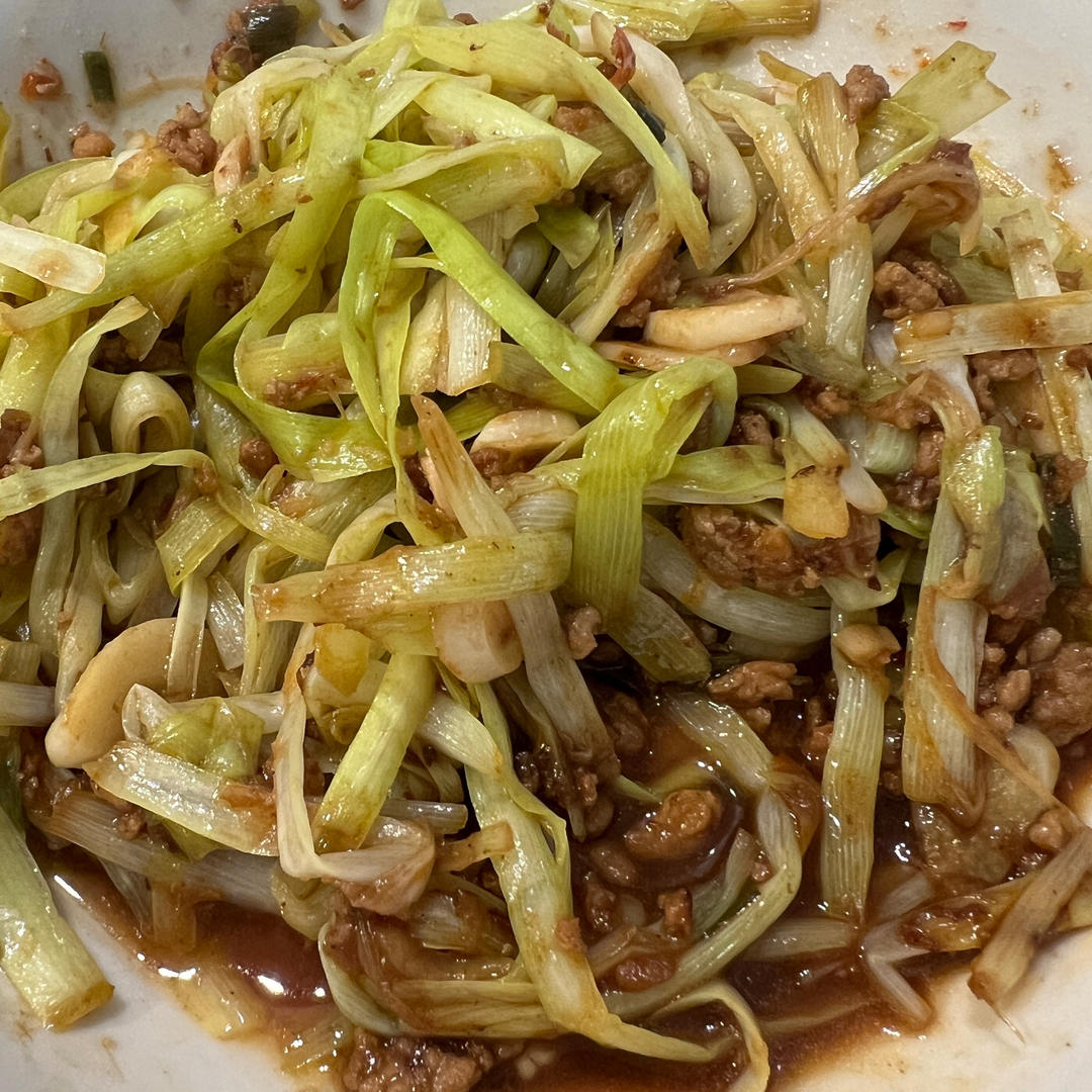 最好吃的韭黄炒肉