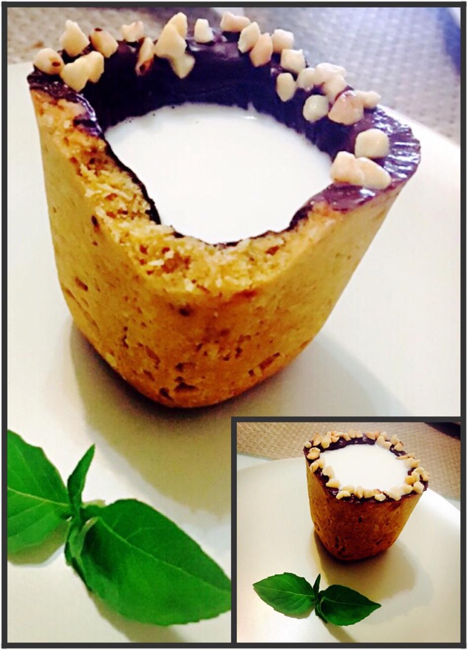 【视频食谱】巧克力燕麦曲奇杯