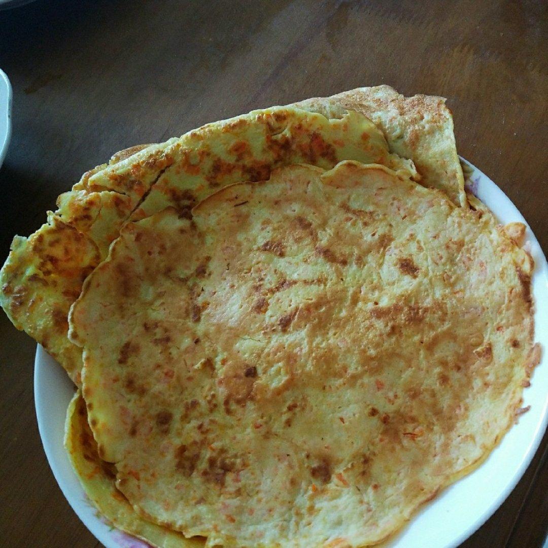 胡萝卜鸡蛋饼