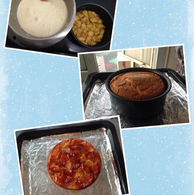 焦糖苹果翻转蛋糕