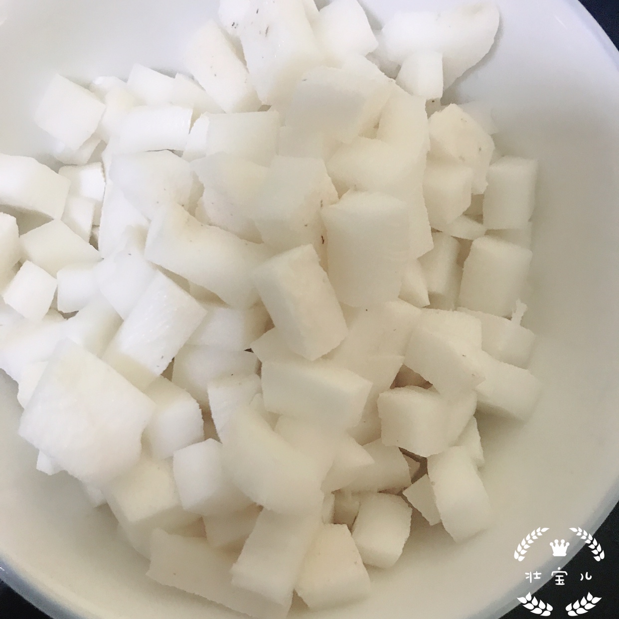 【芒果椰子奶冻➕椰蓉】——椰子不浪费的做法 步骤1