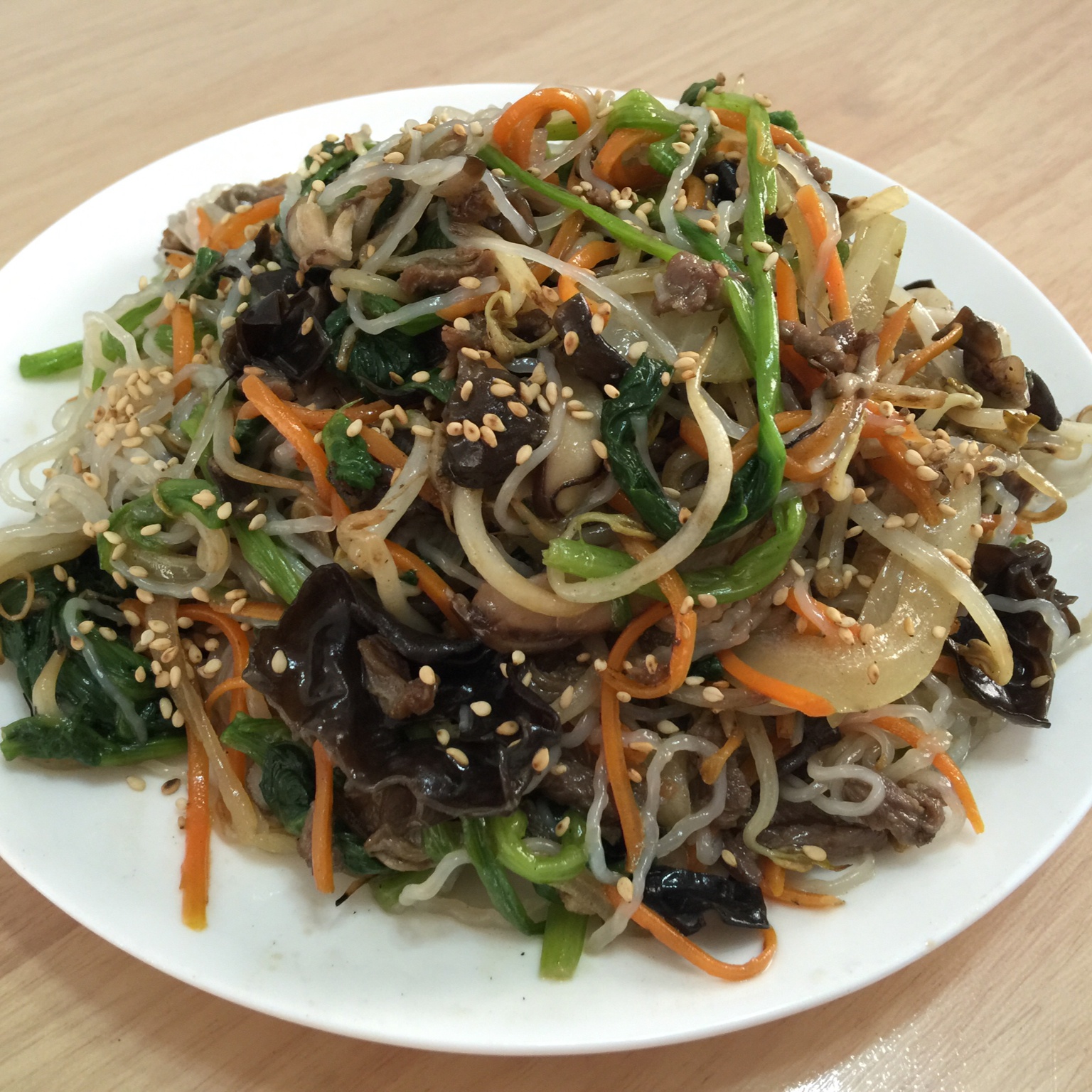 我爱做菜皮肤好好做的韩式拌杂菜