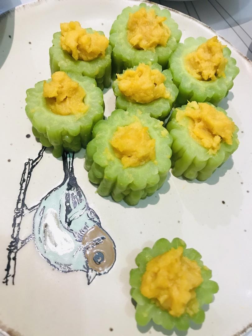紫薯苦瓜圈