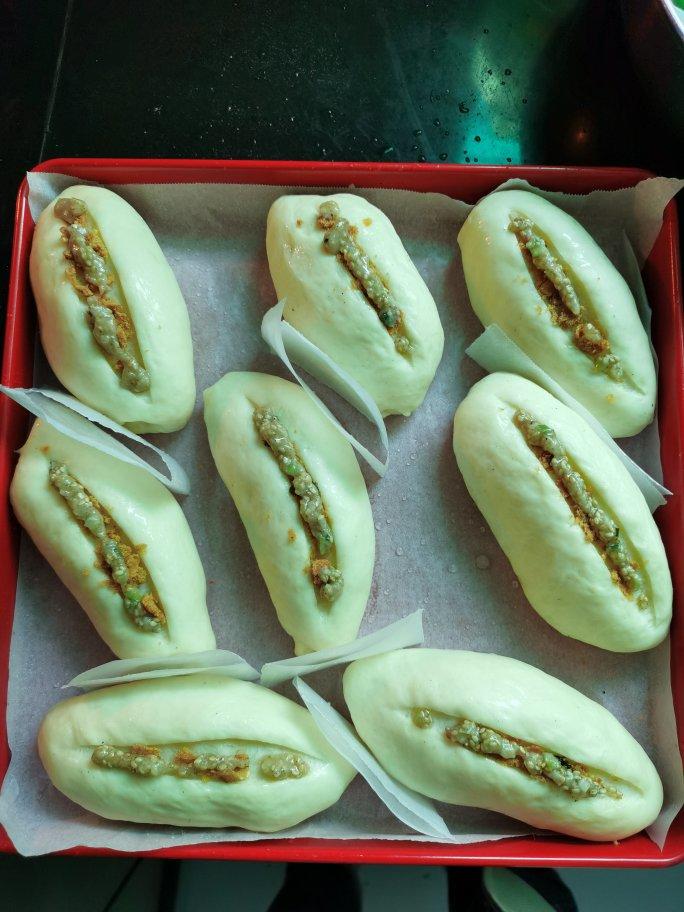 经典台式面包—香葱面包