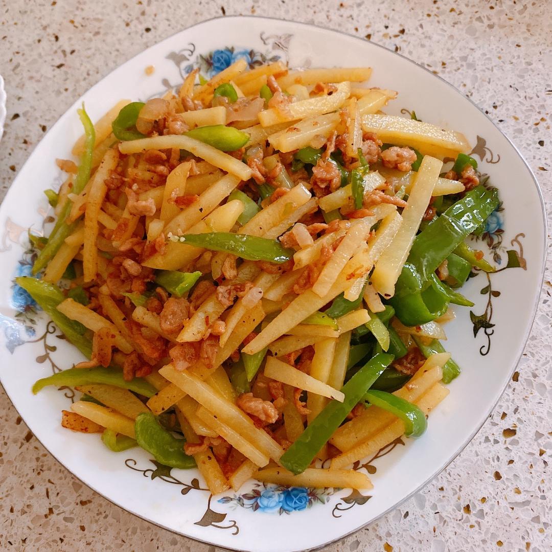 老干妈青椒土豆丝