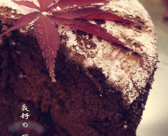 巧克力戚风蛋糕的做法