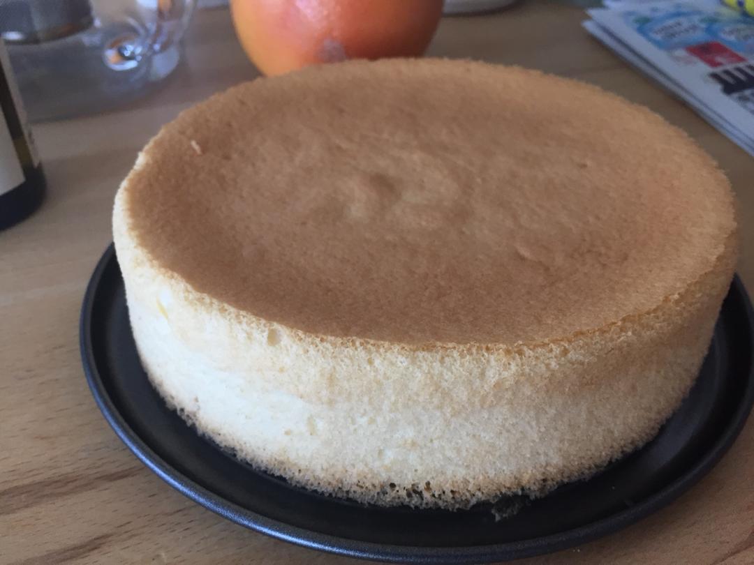 奶油蛋糕的戚风蛋糕坯（更新空气炸锅做法）