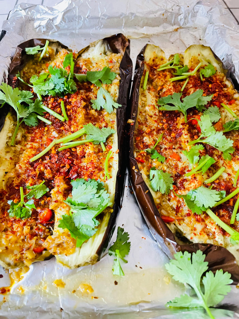 gym99999做的家庭烤箱版烤茄子