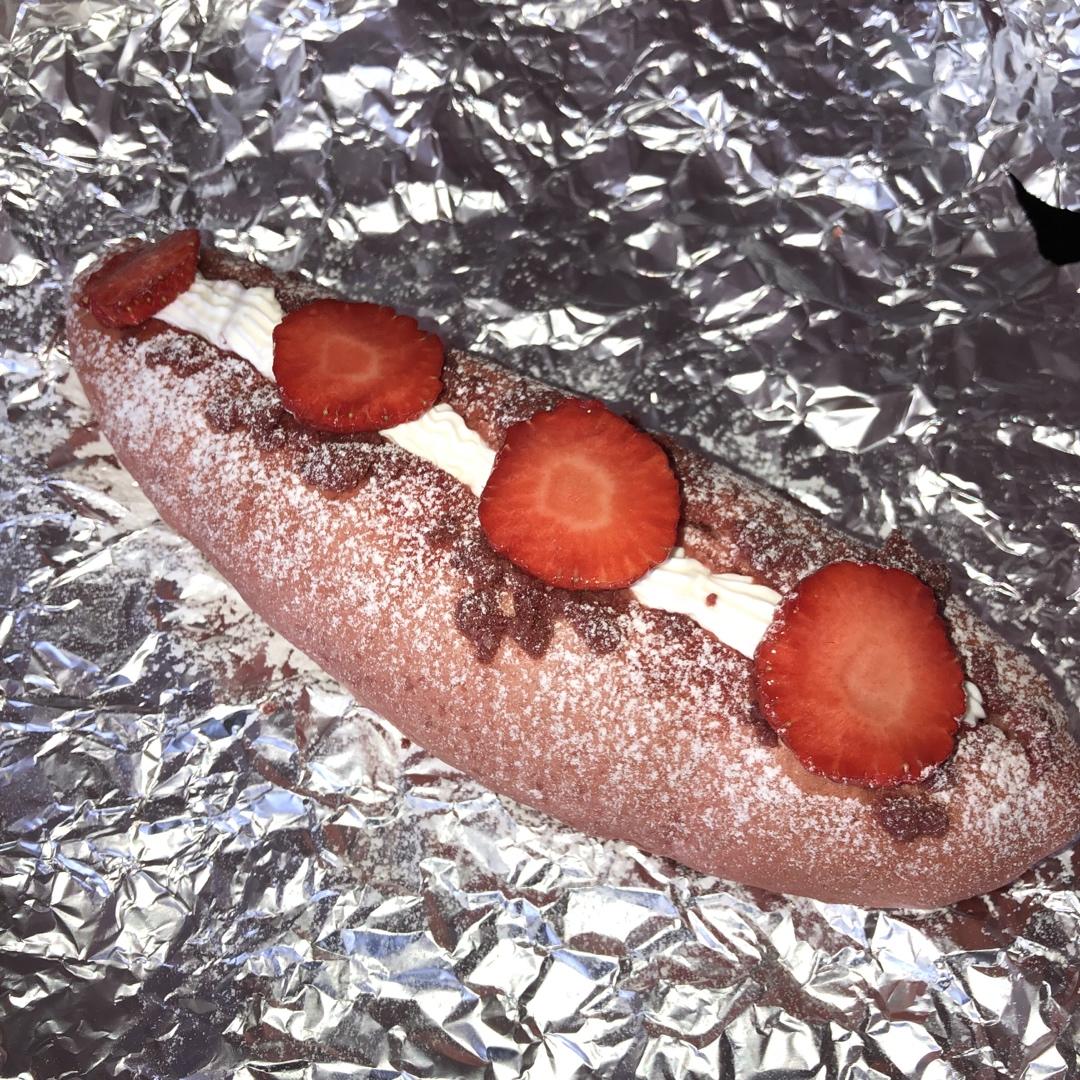 草莓🍓奥利奥魔法棒面包