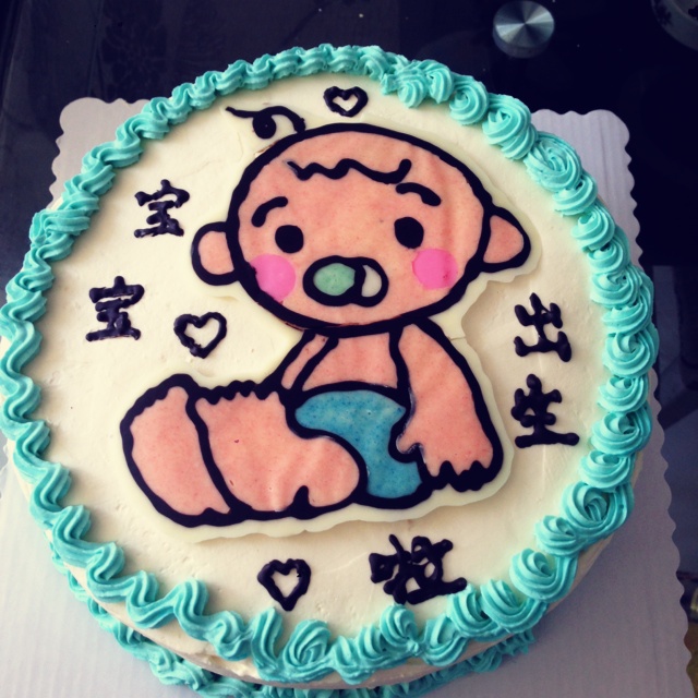 转印法制作超萌的巧虎蛋糕