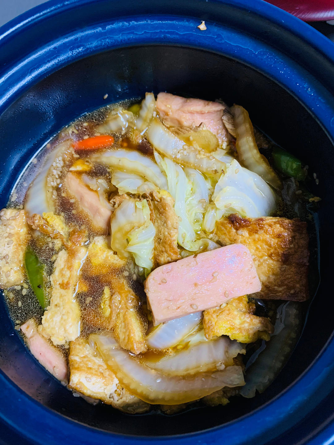 减脂餐｜白菜豆腐煲