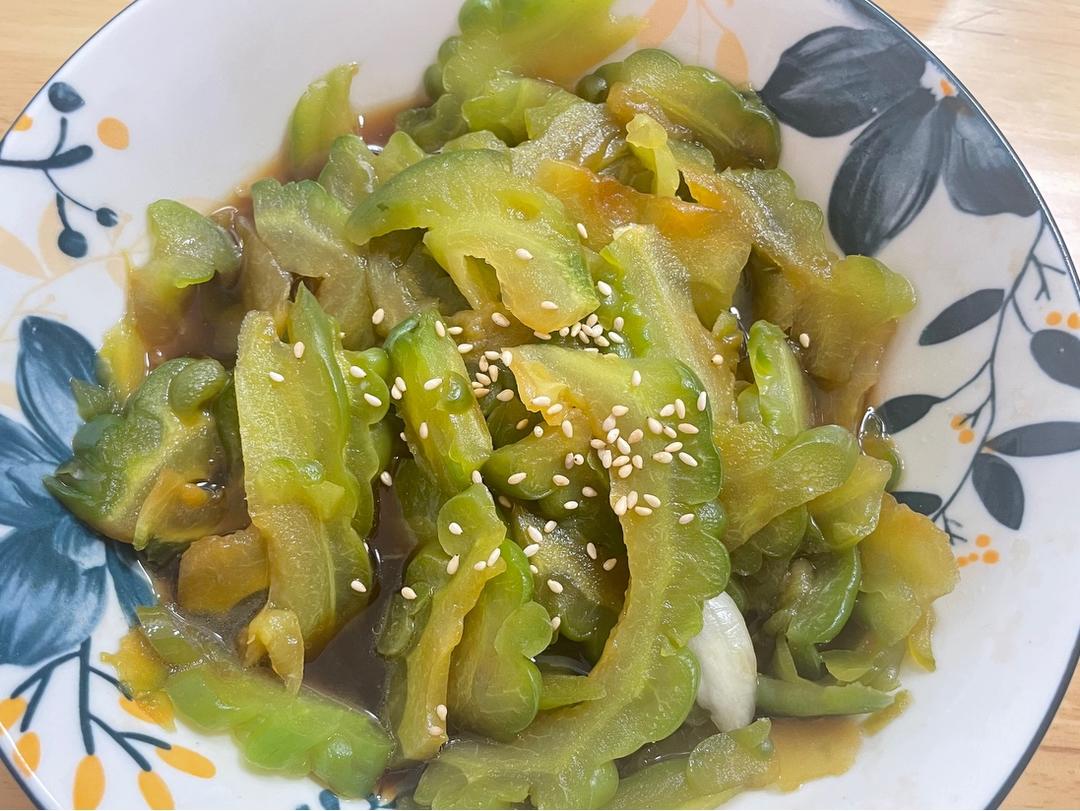 快手减脂  凉拌苦瓜