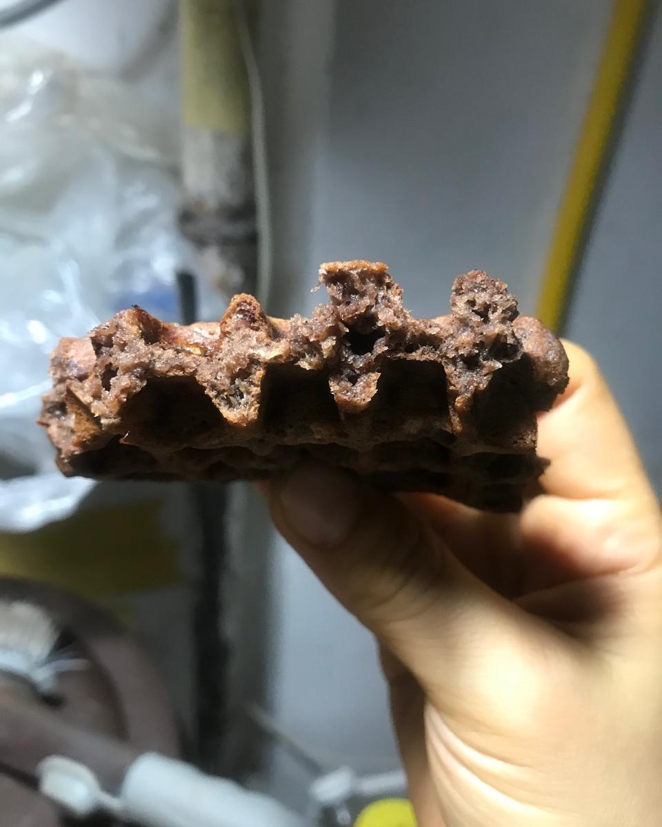 香蕉燕麦全麦松饼、华夫饼