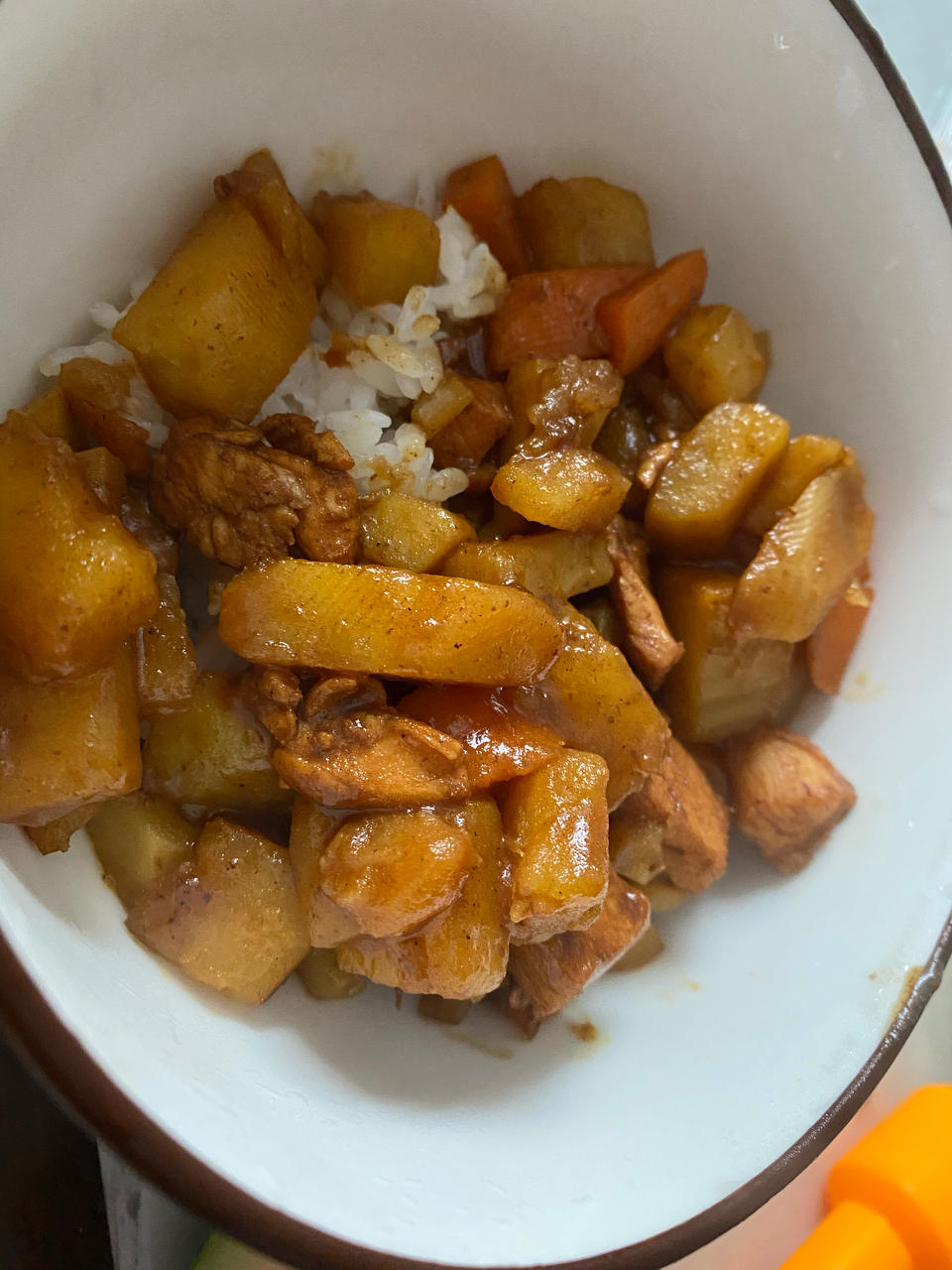 咖喱鸡肉饭