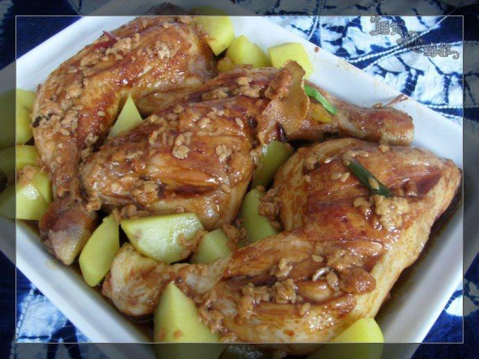 米酒酱汁烤鸡腿的做法