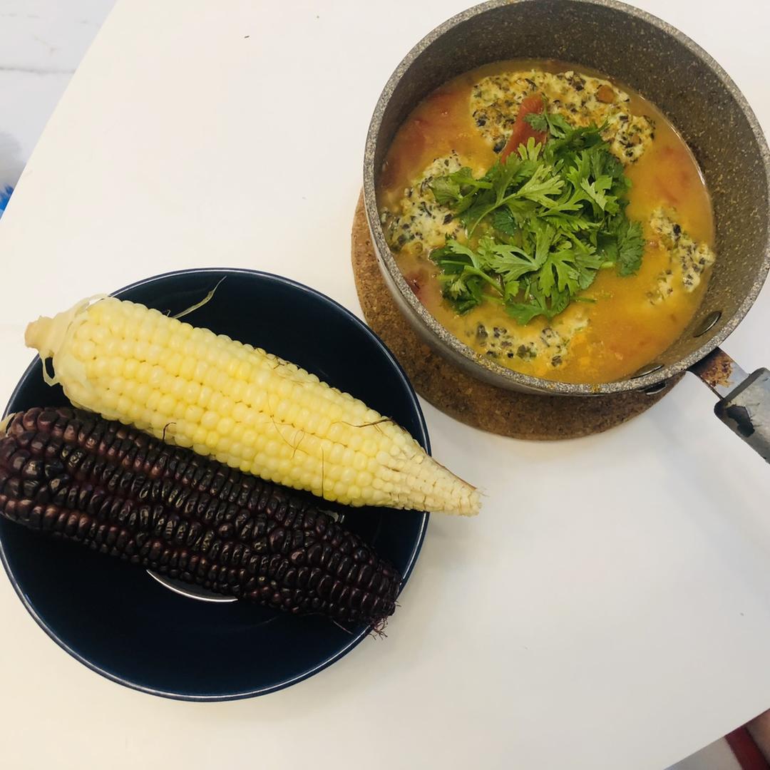 番茄鸡胸肉丸汤