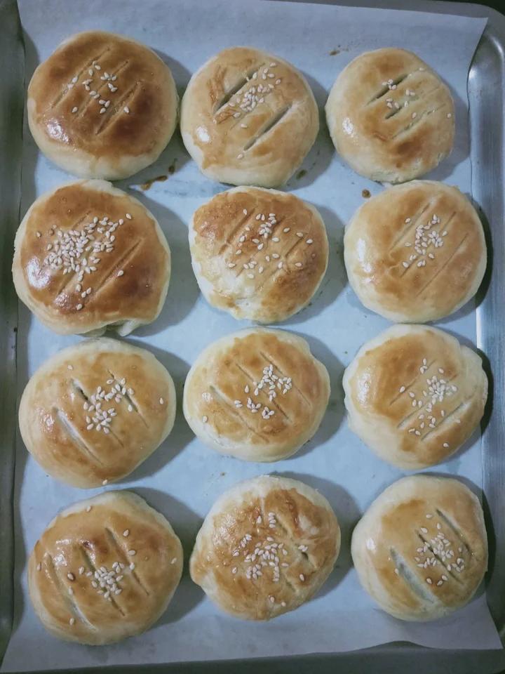 豆沙馅老婆饼（玉米油版）