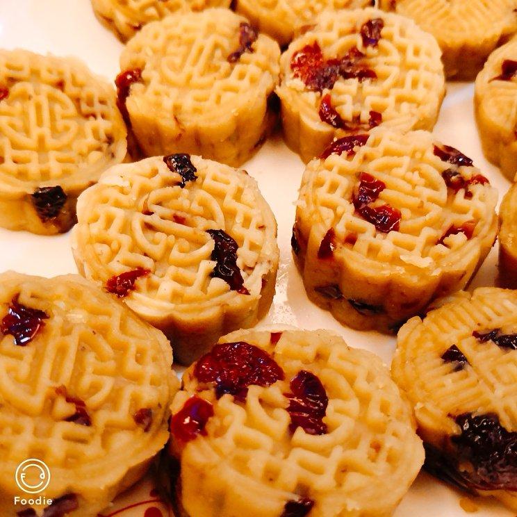 蔓越莓绿豆糕