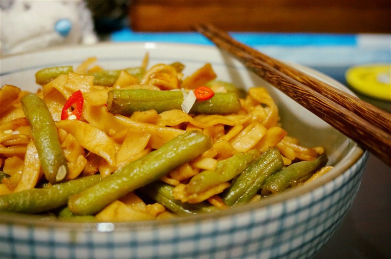 扁豆焖面