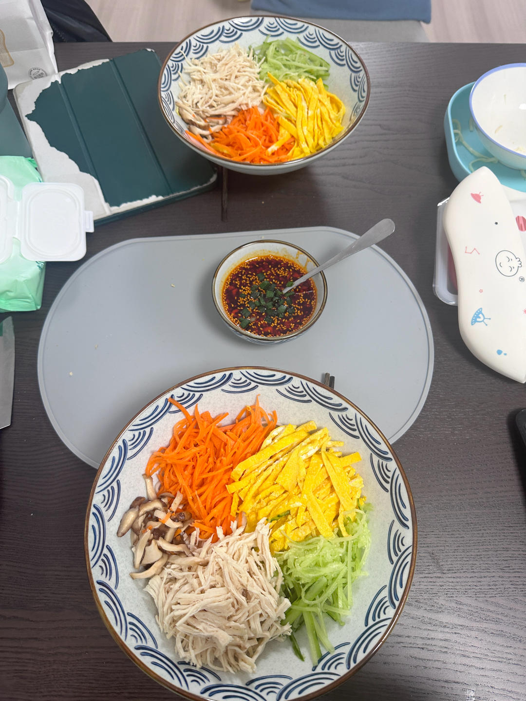 鸡丝凉面(快手菜)