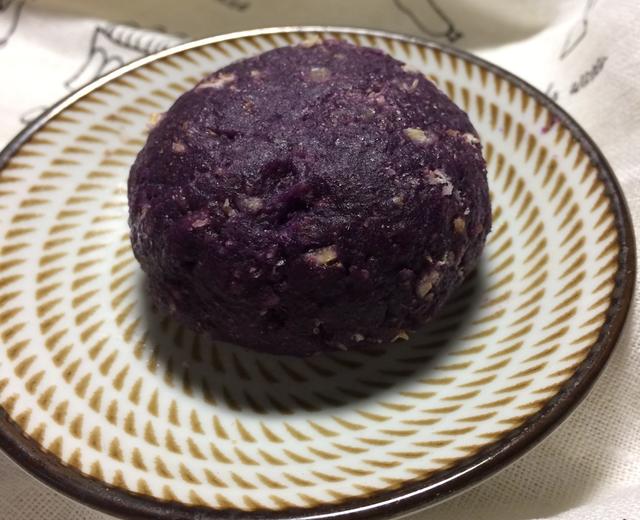 全麦燕麦紫薯饼的做法
