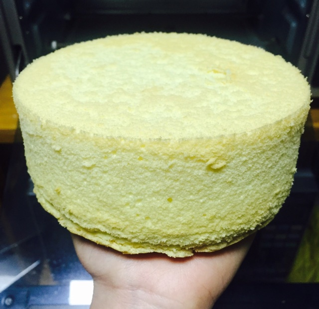6寸原味戚风蛋糕