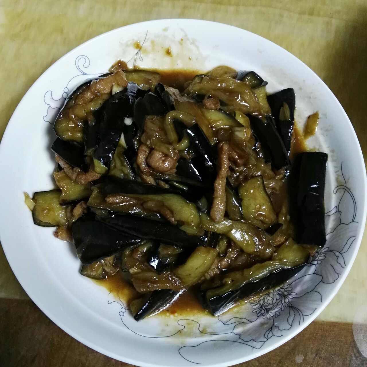 肉丝烧茄子