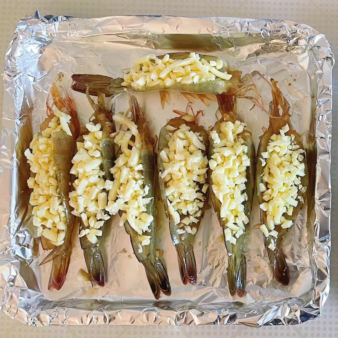 芝士烤虾（烤箱版）