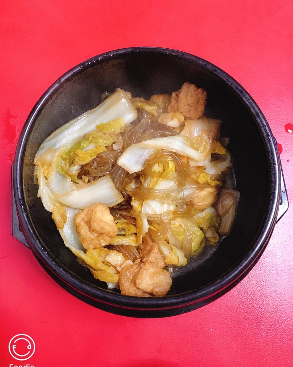 娃娃菜酱烧油豆腐