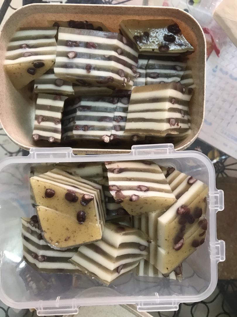 红豆椰汁千层马蹄糕，广东人的最爱，配方比例详细介绍。新手也能一次成功