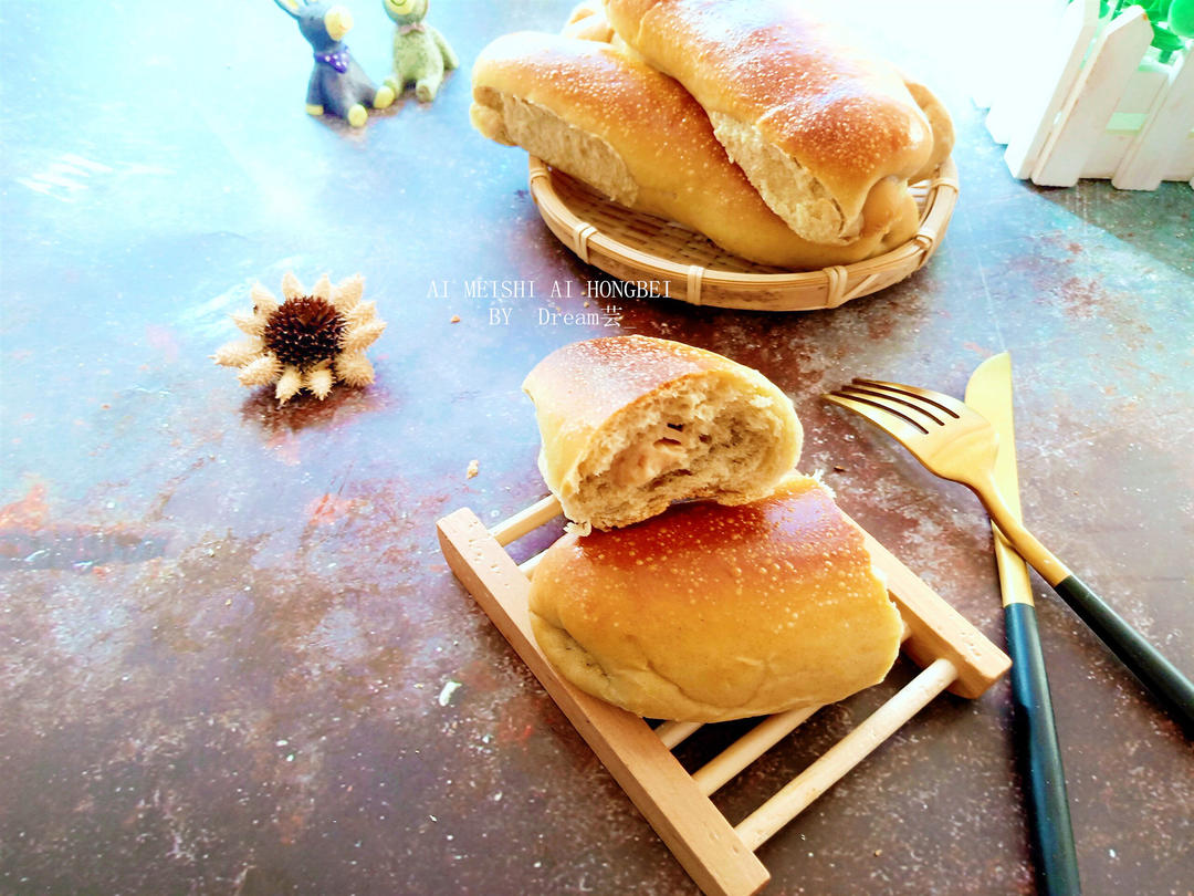 纯奶手撕吐司的做法 步骤1