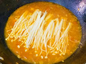 肥牛金针菇番茄汤的做法 步骤8