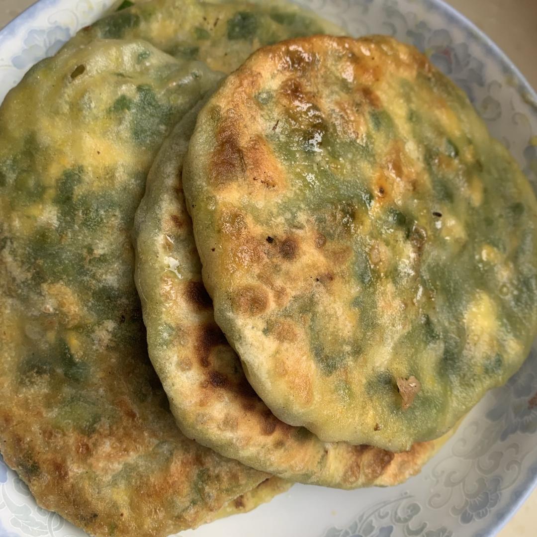 薄皮馅饼的制作方法（鸡蛋菠菜、鸡蛋韭菜馅儿饼）