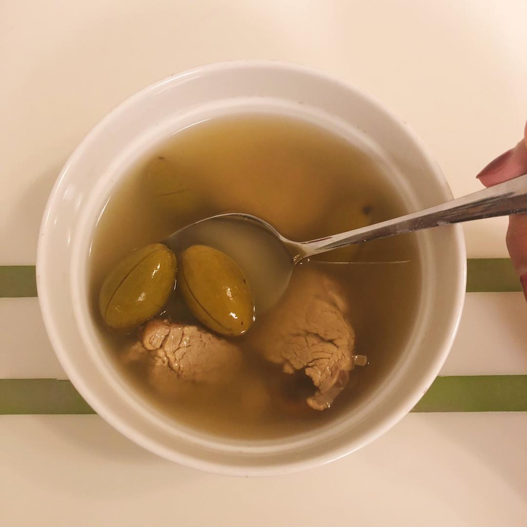 青橄榄瘦肉汤
