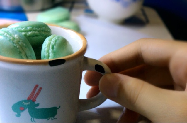 马卡龙(杏仁蛋白糖饼)