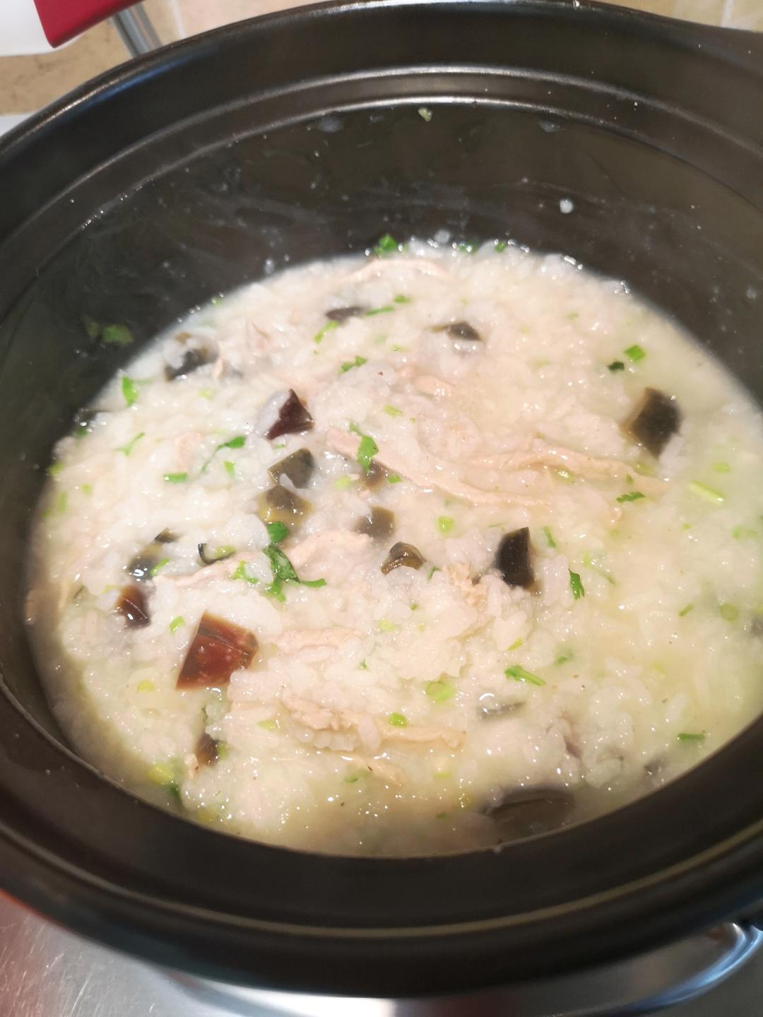 十五分钟快手之香滑皮蛋瘦肉粥(附五分钟电饭煲电压力锅更快捷方法)