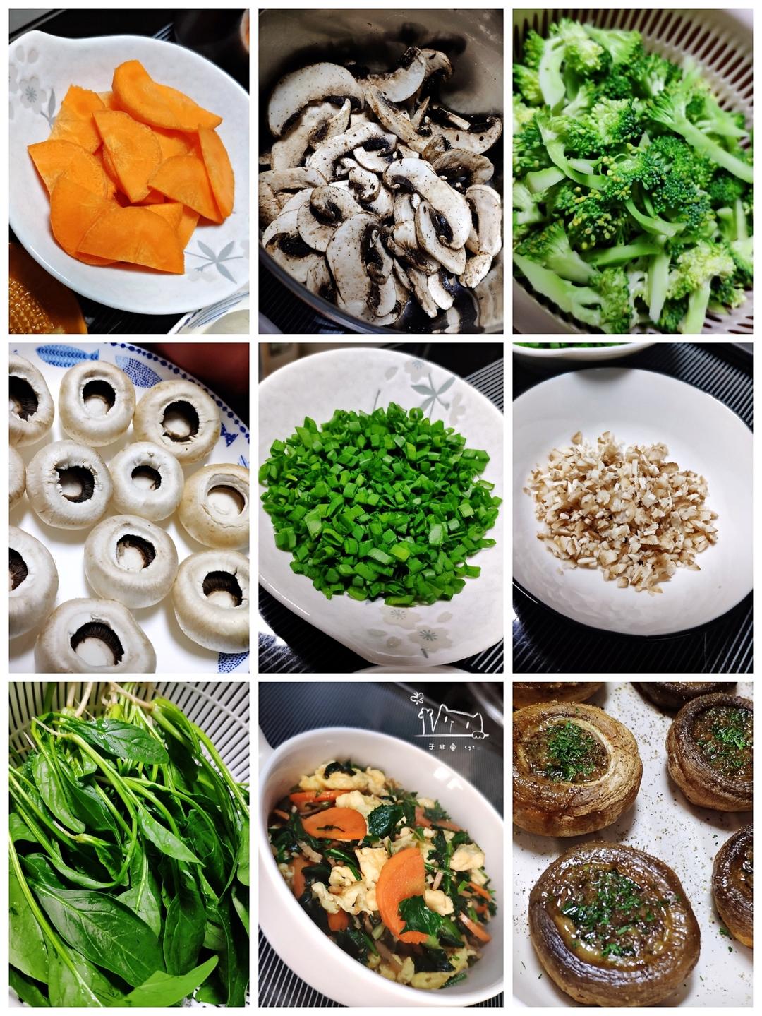 原汁原味儿的煎口蘑