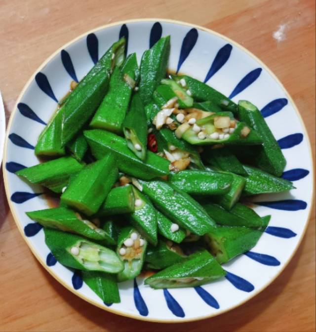 蚝油秋葵