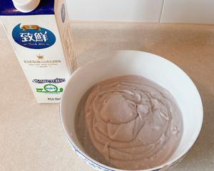 孕妇专属下午茶:超级低卡的健康的芋圆脏脏奶的做法 步骤2