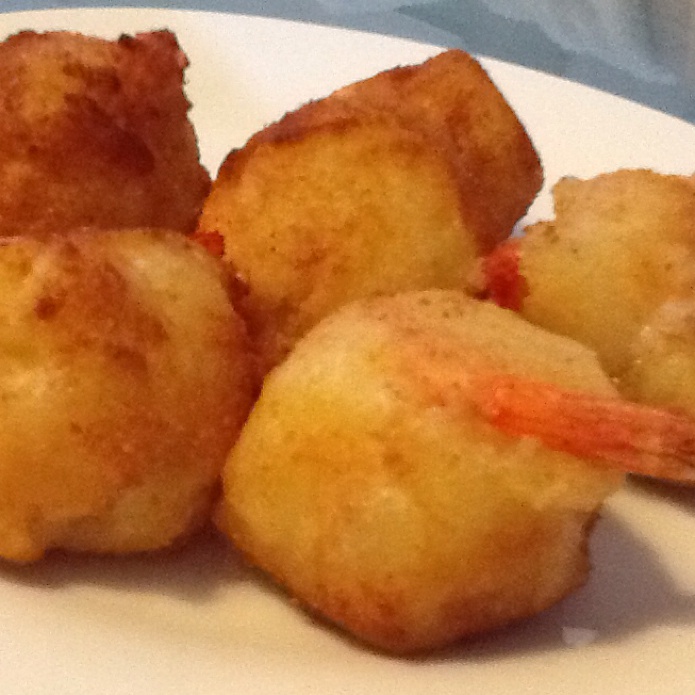 【土豆虾球】——鲜、糯、酥的存在